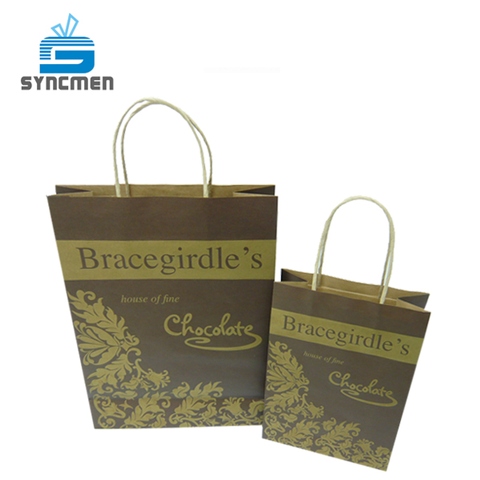 twisted handle paper bags wholesale