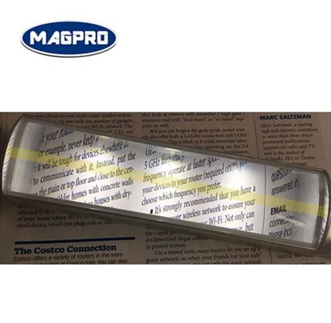 Hand Held Bar Magnifier With Light For Reading Articles 