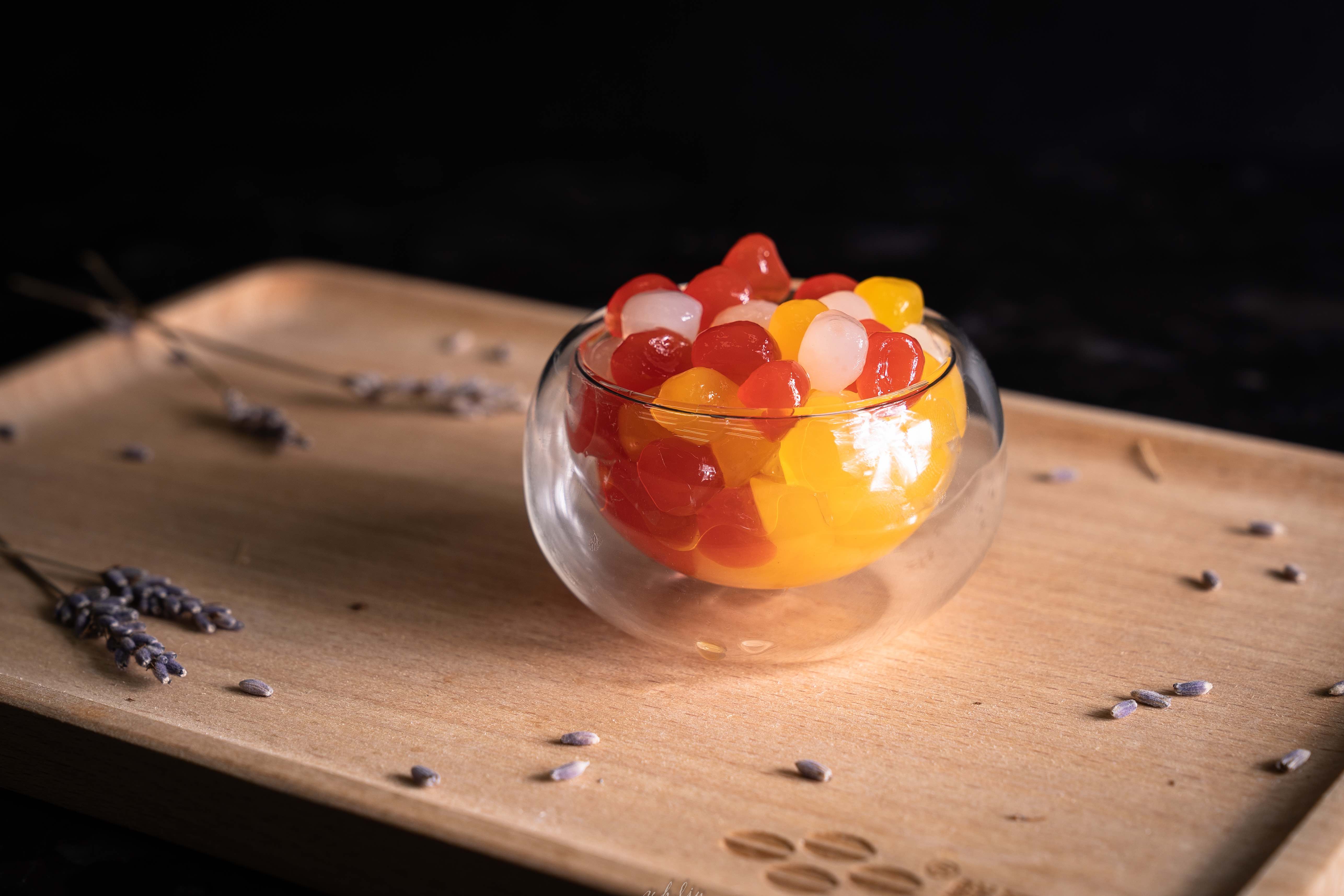 Low Cal Drinks Bubble Tea Toppings3Q Jelly Rainbow Pearls