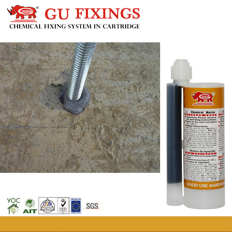 Styrene Free Vinylester Injection Adhesive For Bonding Metal To