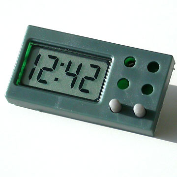 LCD Clock Module with External Connection of Keys & Power - VOSCA