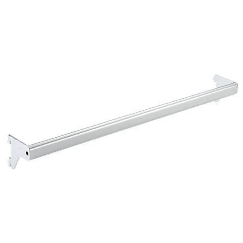 Wall slotted upright system display hook back bar