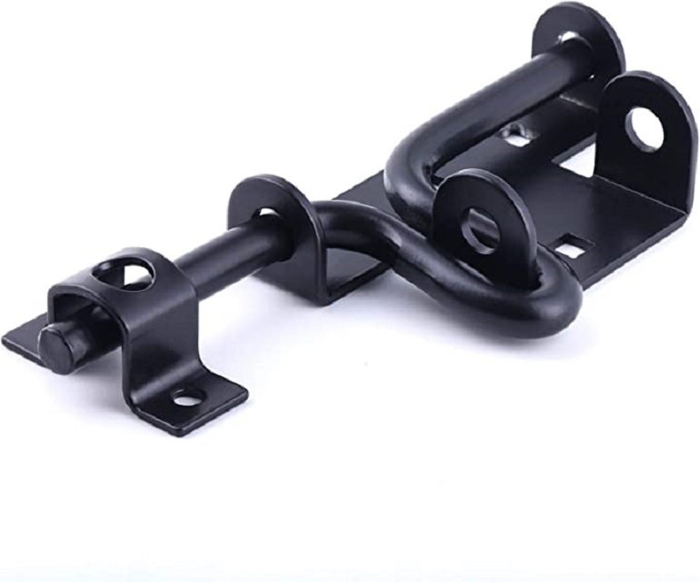 Juanwei JWHWB11 Heavy Duty Sliding Bolt Gate Latch with Padlock Hole