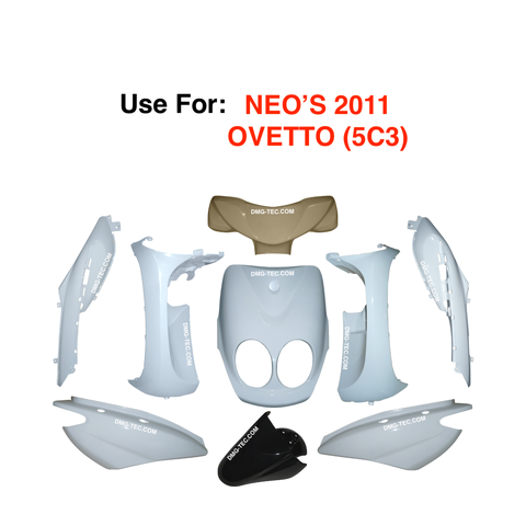 Plastic Fairing Kit Use For YAMAHA NEOS 2011 OVETTO 5C3 - DMG