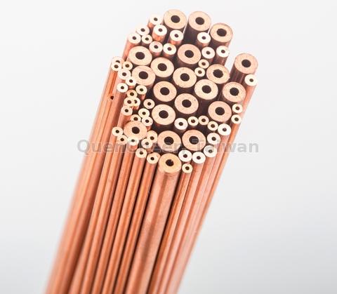 Copper single-hole electrode tubes