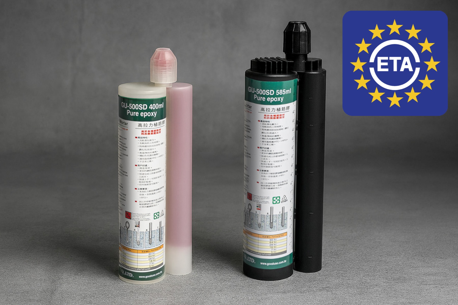 Injection Epoxy Chemical Anchor Mortar Designed for Use in Wet Concrete