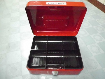 【SENS】Metal Cash Box With 2 Key