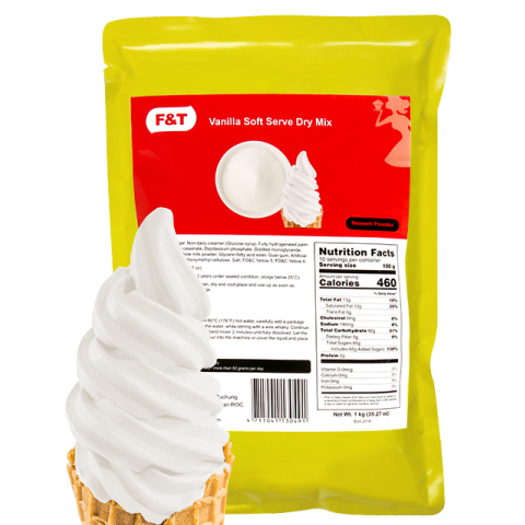 vanilla soft serve mix liquid