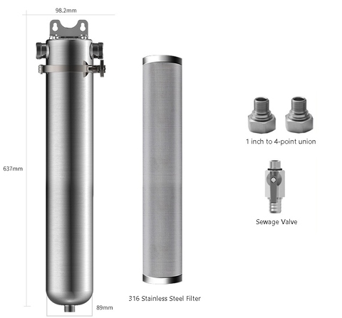 Large Flow Water Purification in Stainless Steel Filtration Mesh