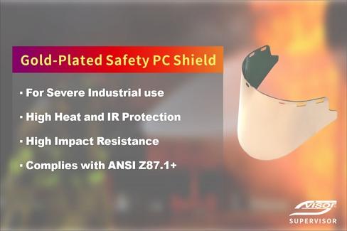the introduction of gold plated face shield, and how it works...