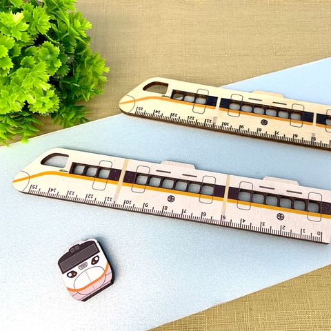 Taroko ExpressTrain Shaped  15cm Wooden Ruler Souvenir Manufacturer Supplier Customization Gift designed