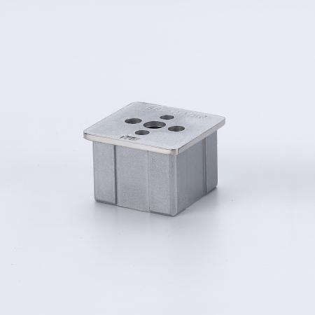 Stainless Steel Square Tube Handrail Connector External Fit