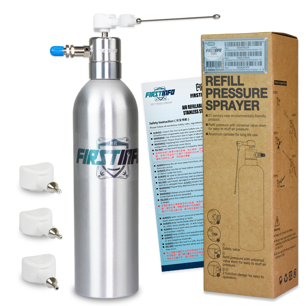 Aluminum Can Air Pneumatic Refillable Pressure Sprayer