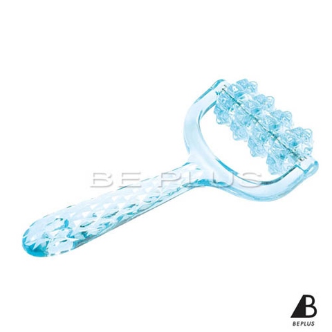 Body massage roller with handle