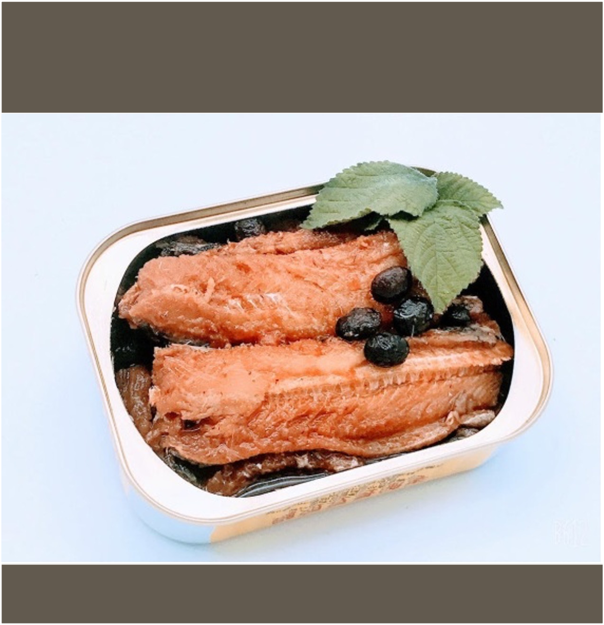 Canned Fried Eel Braised in Salty Black Beans 100G