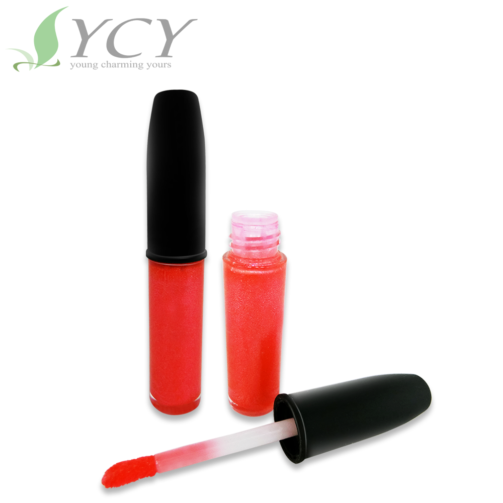 Glossy cosmetics light up lip gloss no labels lipgloss Taiwantrade