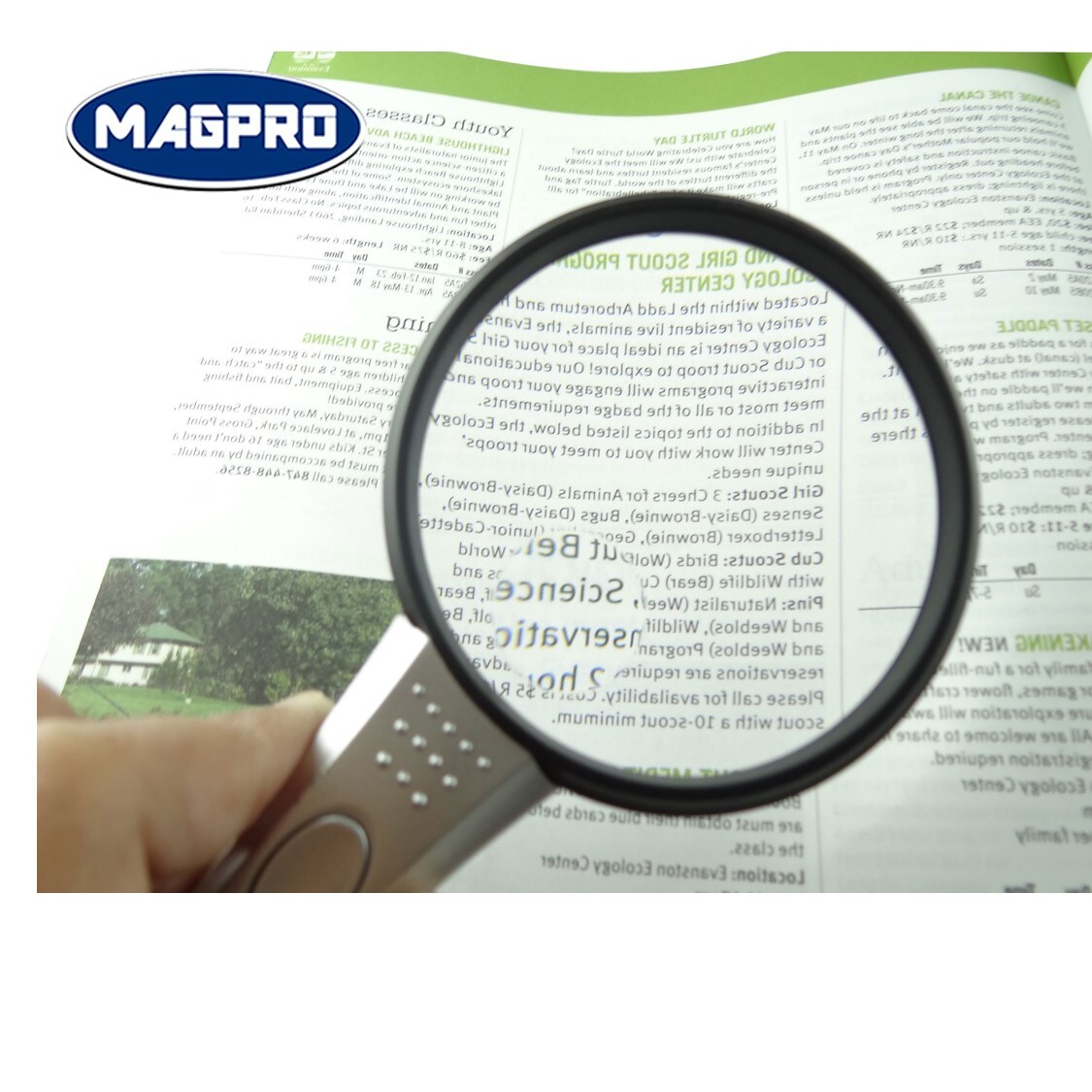 Plastic Handle Handy Magnifier With Bifocal Lens | Taiwantrade