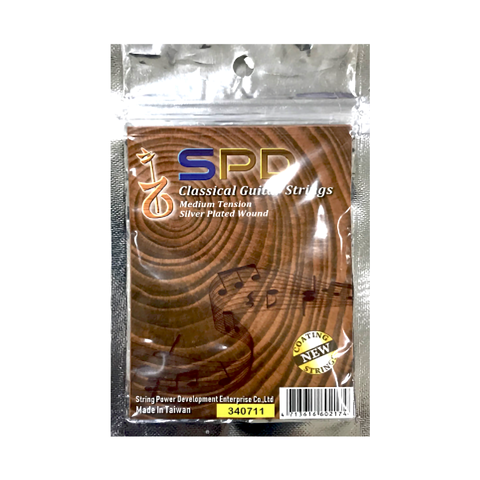 Professional High Quality / Classical Guitar Strings, silver plated wound , Medium Tension