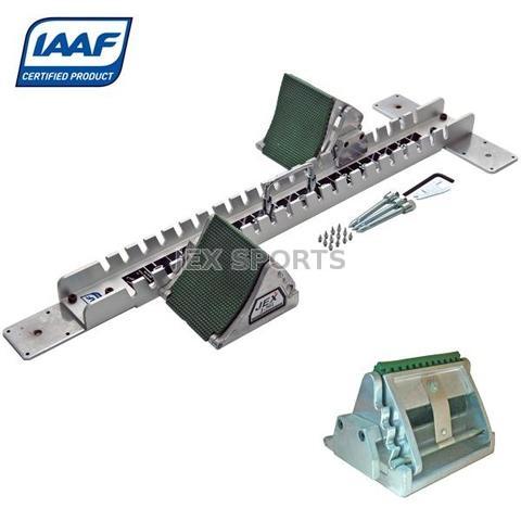 Aluminum track and field IAAF starting block