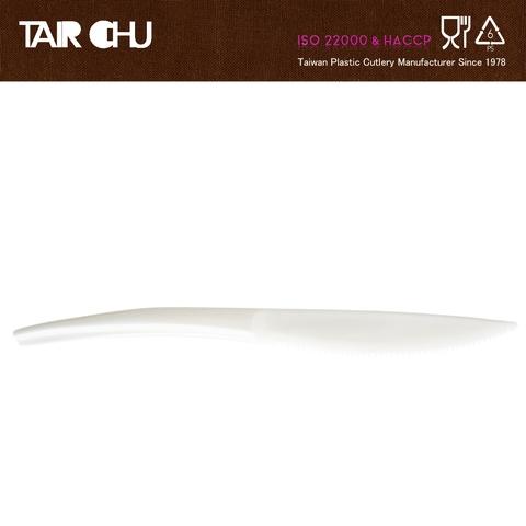 19cm PS Disposable Plastic Cake Knife in Pearl Color Made By Taiwan Factory