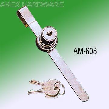 Sliding glass lock with 2 keys.