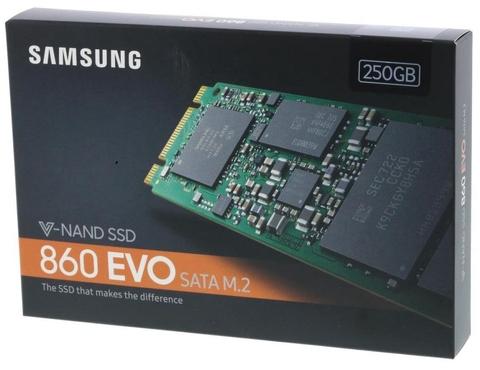 Samsung SSD 860 EVO Series M.2 2280 250GB SATA III 3D NAND 250G MZ-N6E250B