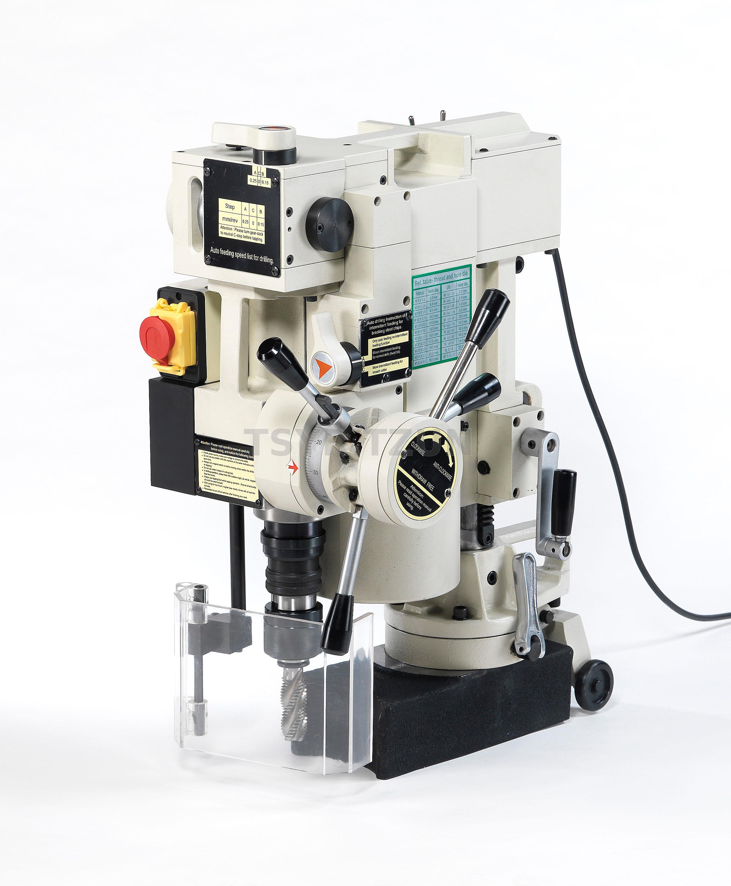 Portable automatic drill and tapping machine