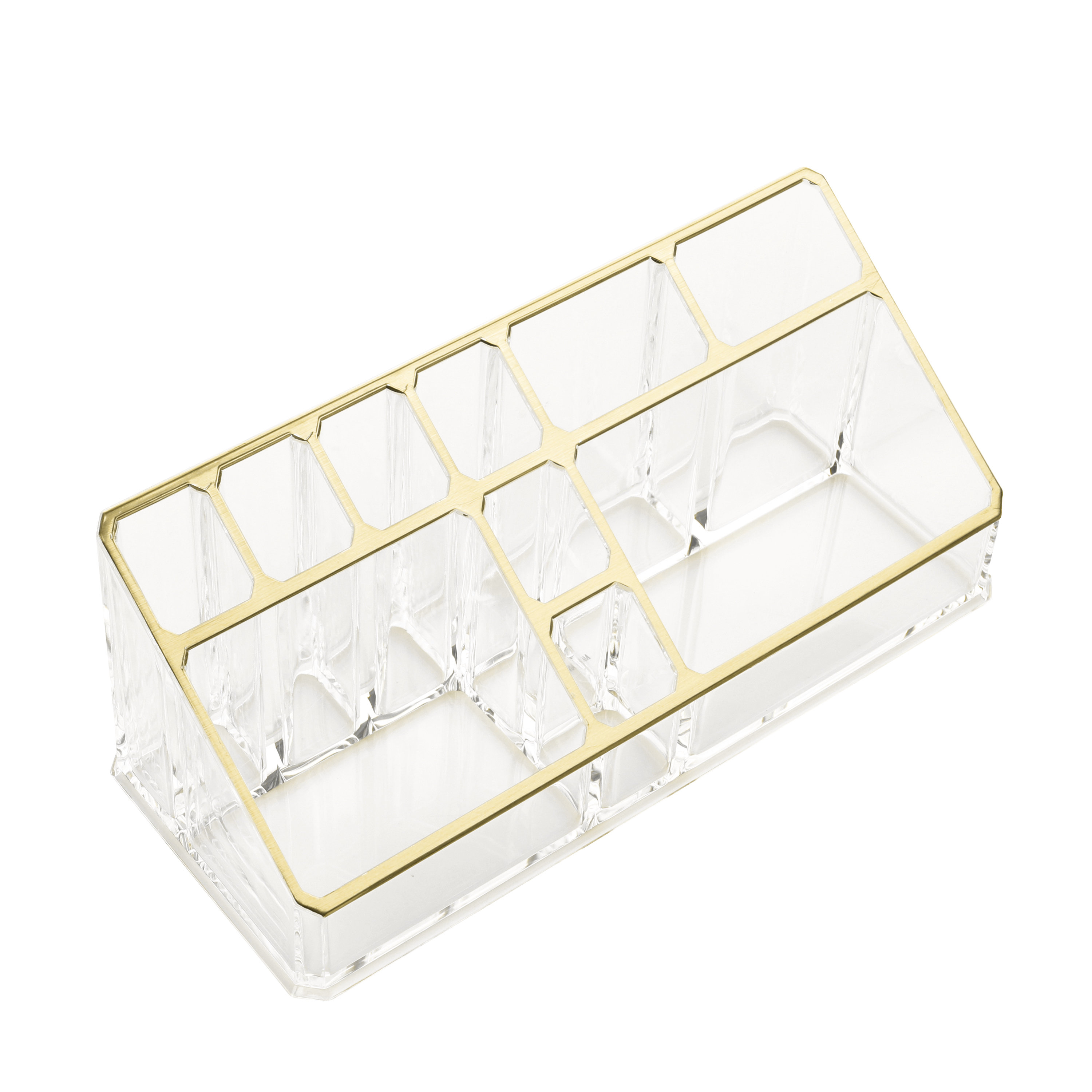AAC002SG Gold Acrylic Makeup Organizer Taiwantrade