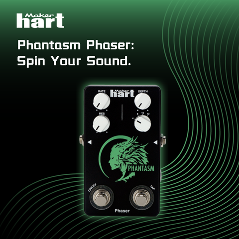 Maker Hart Phantasm Phaser Guitar Effect Pedal