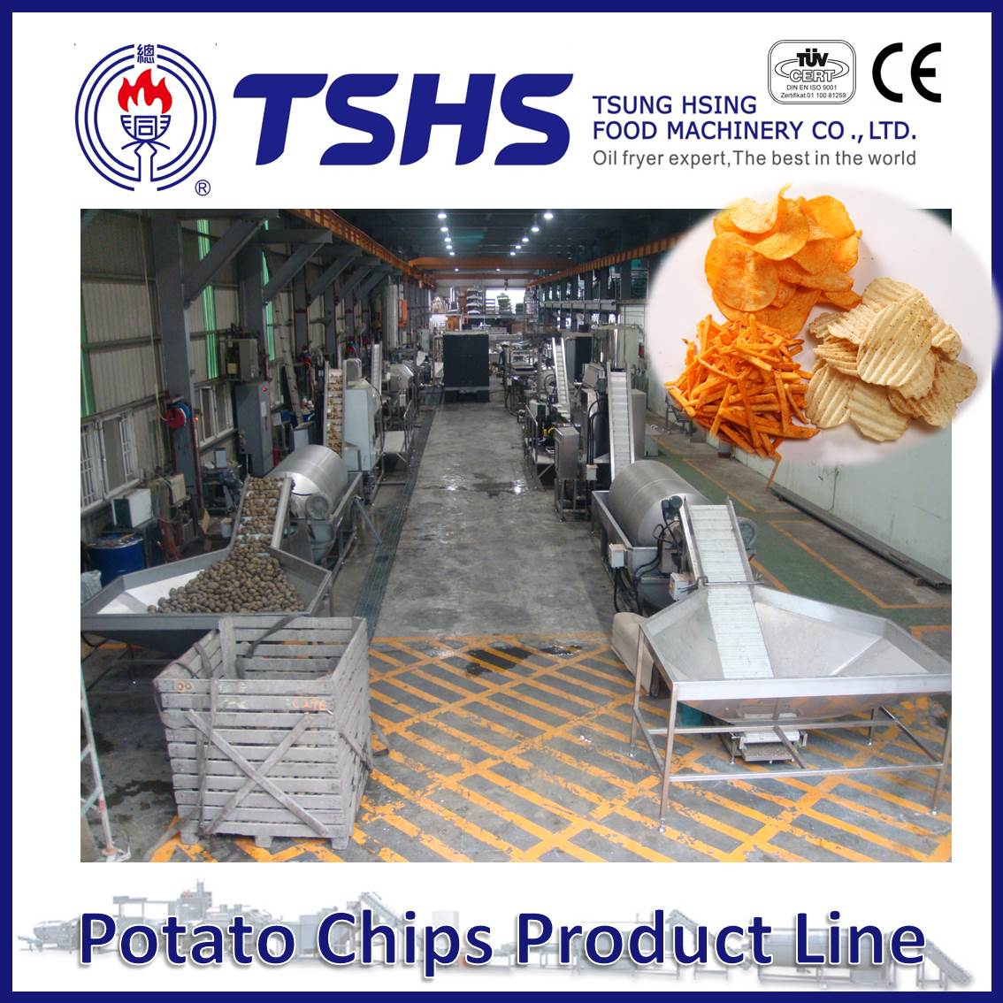 Potato Chips Making Machine - Quality Potato Chips Maker Manufacturer