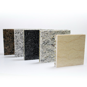 Aluminum honeycomb marble, marble