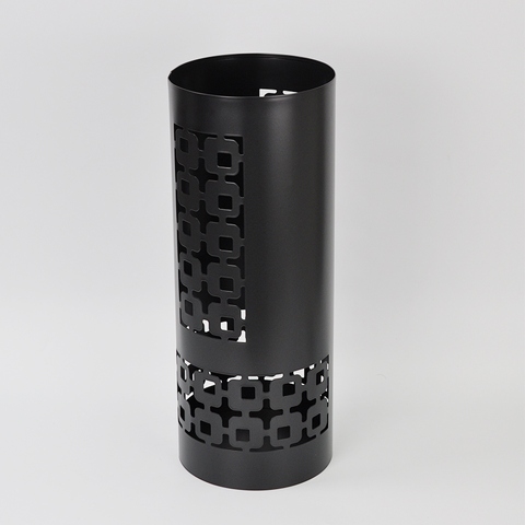 Metal Umbrella Stand with Perforated Hole Design