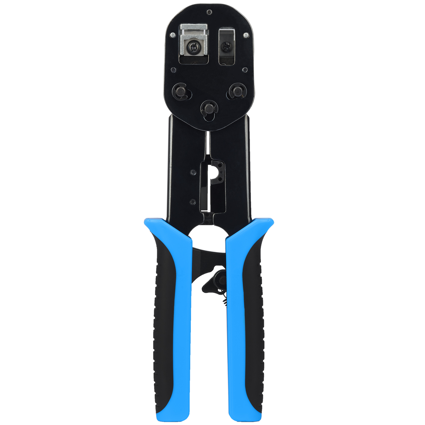 Crimping Tool for RJ45 Pass Through Plugs, RJ11 Plugs, and RJ12 Plugs Crimper  Crimp Hand Tool