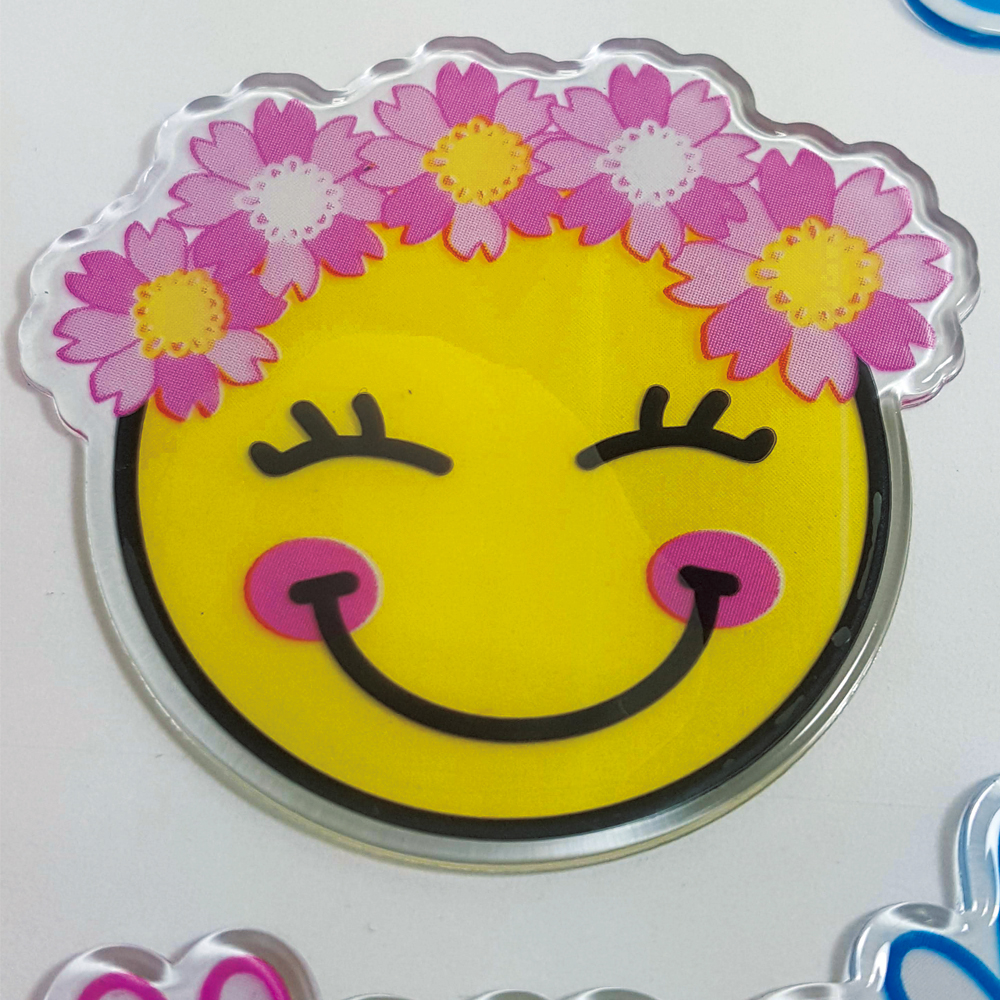 PVC vinyl stickers Jelly stickers for custom diecut kids stickers