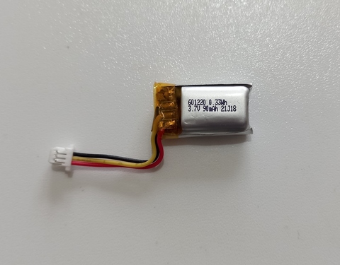 Li-Polymer battery 601220-3.7V_90mAh