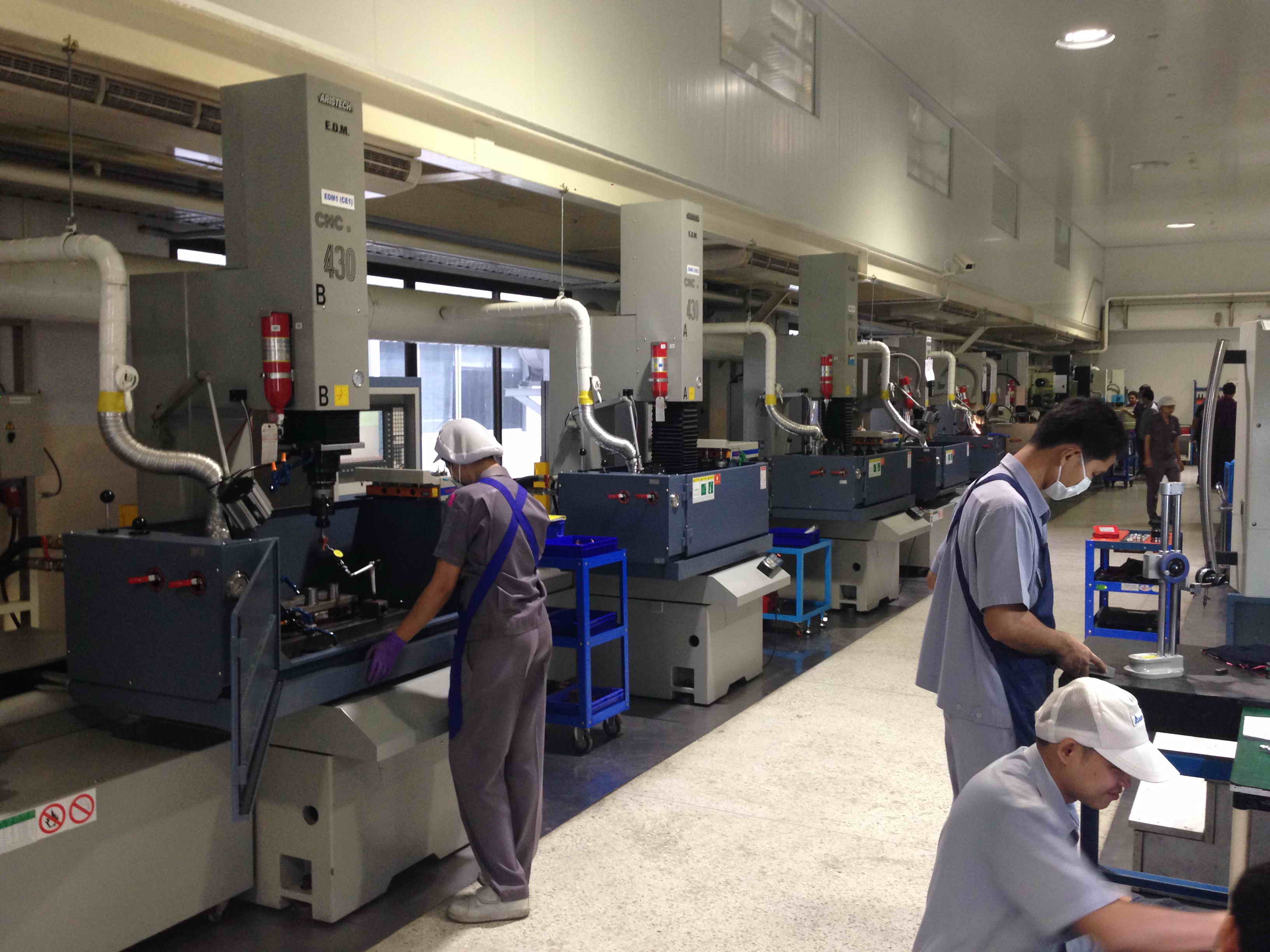 Thailand Delta company bought CNC-430+G60A 3 sets & LS-450+ZNC-75A 3 sets