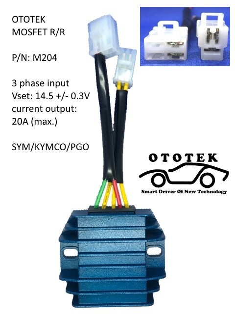 Mosfet Rectifier Regulator Motorcycle Rectifier For Sym Kymco Pgo Taiwantrade Com