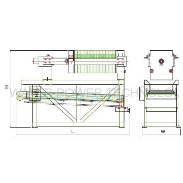 Membrane Filter Press Specification Table