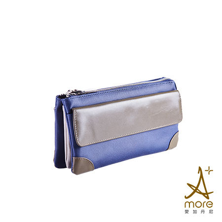 Amore Daniel  Stark - 3 Layers Mini Pouch - Navy Blue