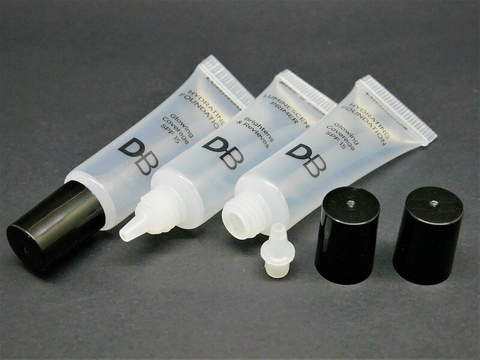 Best Empty Plastic Flexible Cosmetic Tube Hose Packaging with Nozzle Tip Cap for Eye Cream, Ointment, Moisturizing Gel