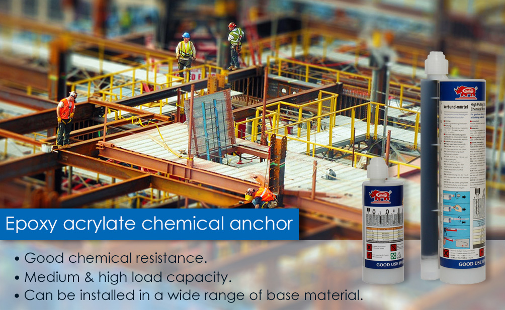 GU-600 Epoxy Acrylate Injectable Chemical Anchor