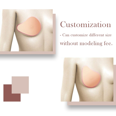 Buy 135 G/piece Top Grade Light Weight Symmetrical Breast Form M-01 Double  Layer Silicone Breast Form from ACE PINNACLE CO., LTD., Taiwan