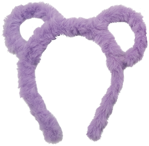 Purple Teddy Bear Ear Furry Aliceband Hair Ornaments Manufacturer