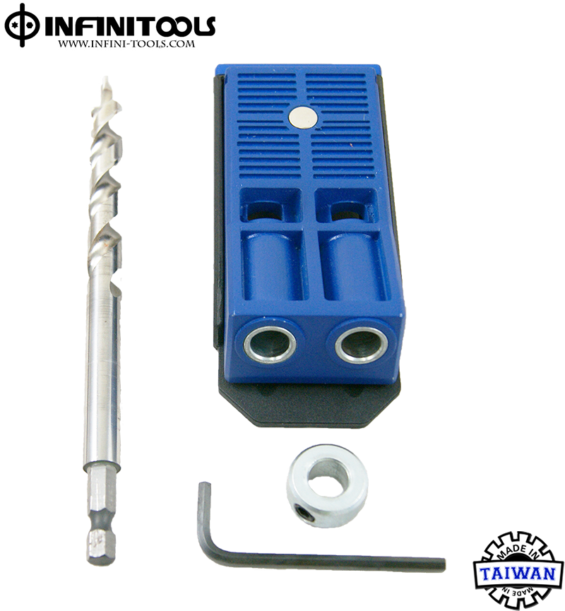 4piece Mini Pocket Hole Jig Set ,Two Hole Taiwantrade