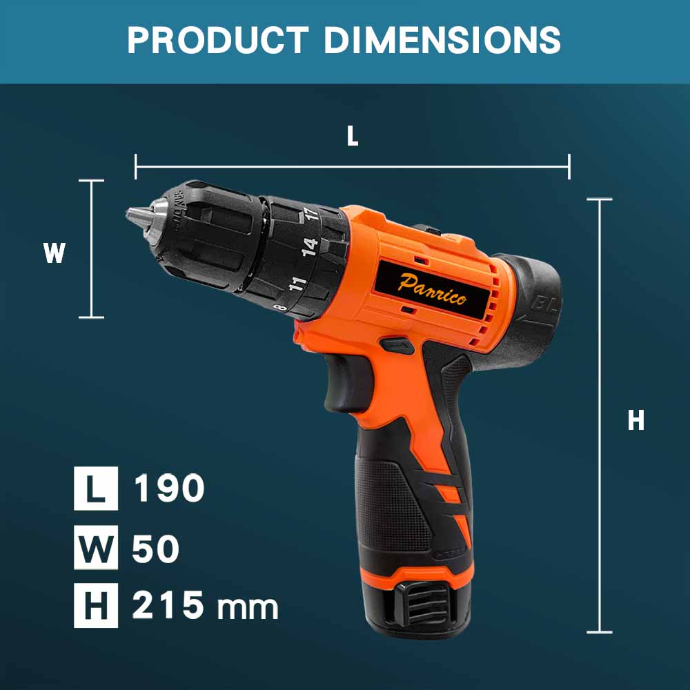 12V Li-ion brushless percussion drill