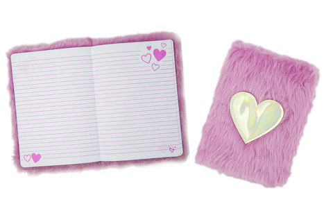 Heart Fluffy Diary Novelty Stationery Manufacturer