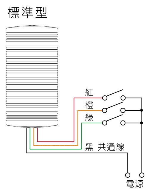 警示燈接線圖