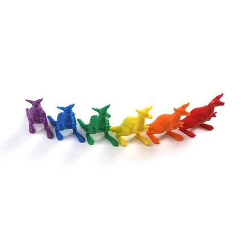 6 Colors Wild Animal Counters set