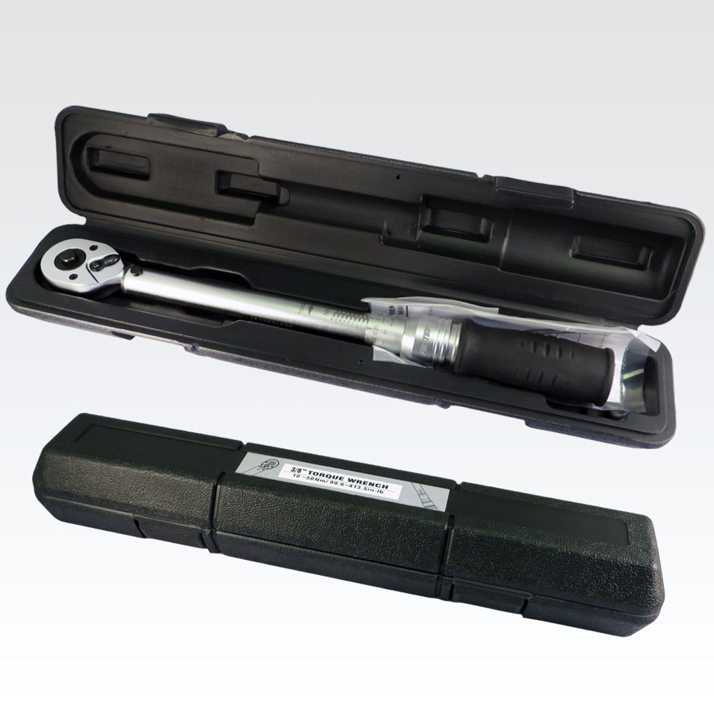F326504C Ltd FIRSTINFO 3/8 Drive Adjustable Torque Wrench 10-50 Nm / 99.6-431.5 in.-lb Made in Taiwan Firstinfo Tools Co