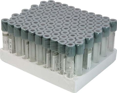 Fluoride Oxalate - 13 x 75 mm , Plastic vacuum blood collection tube ...